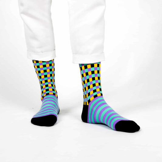 Socks “Lines &amp; Squares”