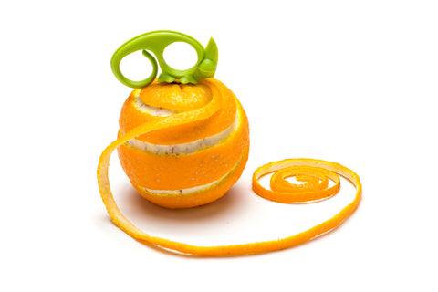 Zesty fruit peeler