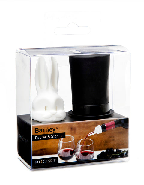 Barney Wine Bottle Stopper and Pourer