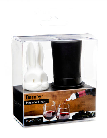 Barney Wine Bottle Stopper and Pourer