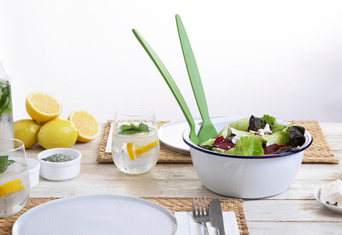 JUICEPAIR salad servers and lemon juicer