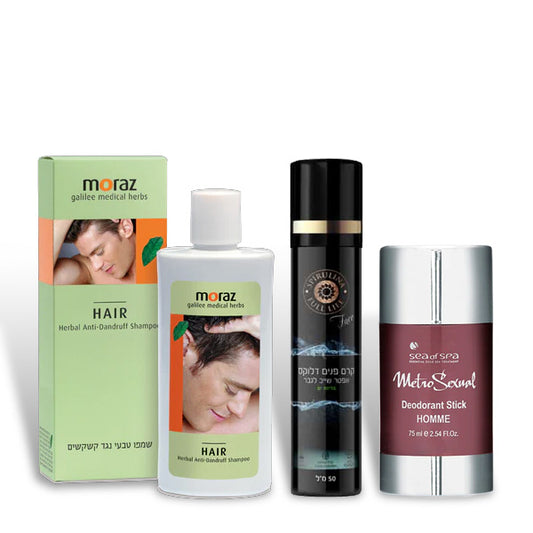 Beauty care set for men