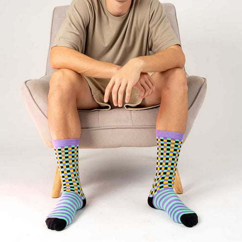 Socks “Lines &amp; Squares”